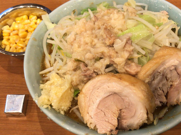 「味噌ラーメン(ヤサイニンニクアブラ)＋小さいバター＋コーン」@ラーメンBoo Boo太郎。の写真