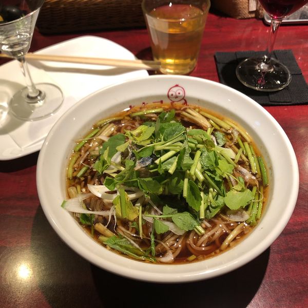 「【限定】さば・せりラーメン」@麺ダイニング ととこの写真