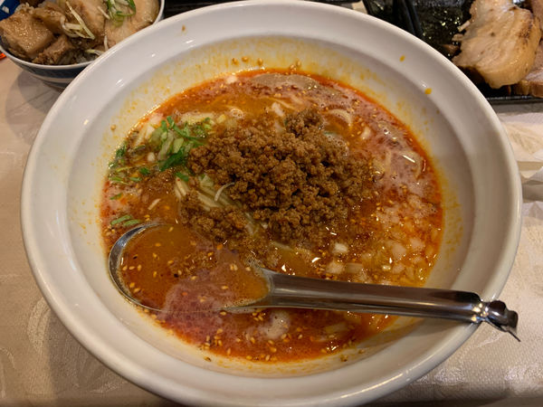 「担々鶏蕎麦」@七福軒の写真