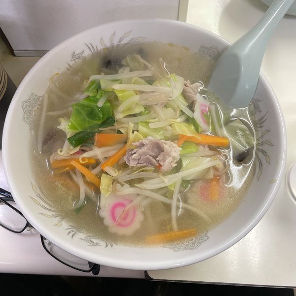 「タンメン」@中華料理 蘭の写真