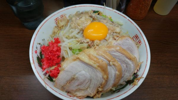 「小ぶたラーメン汁なし」@ラーメン二郎 横浜関内店の写真