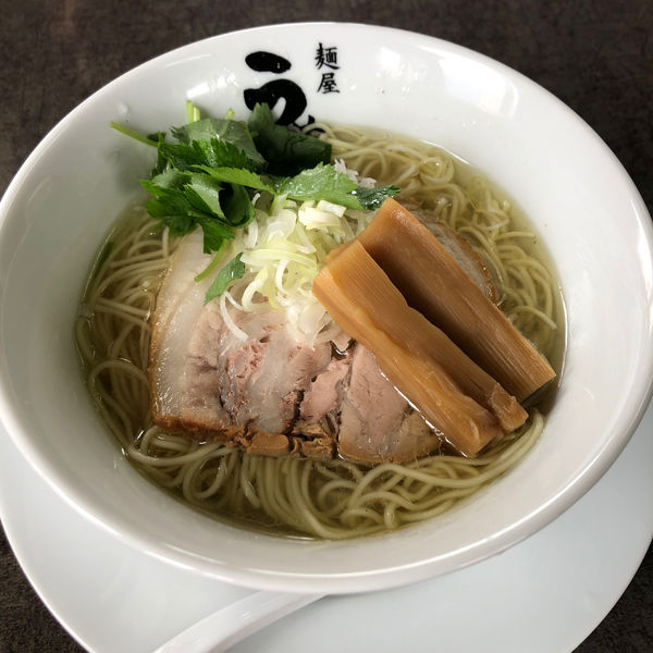 「塩らーめん」@麺屋 うめはら あずま店の写真