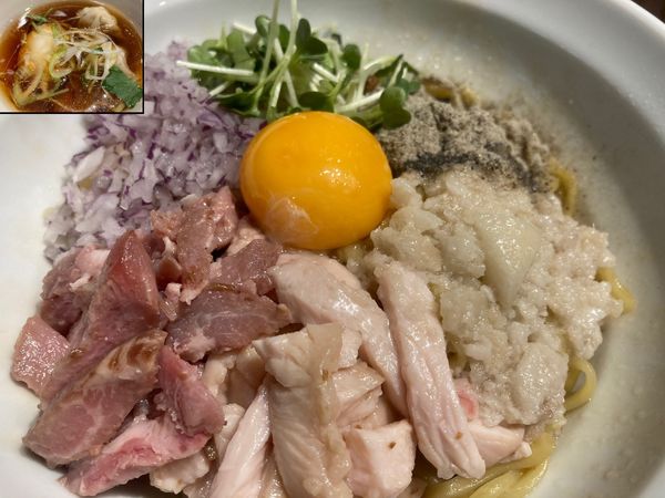 「特製煮干油そば（ワンタンスープ付き）」@麺屋 彩音 ~Sign~の写真