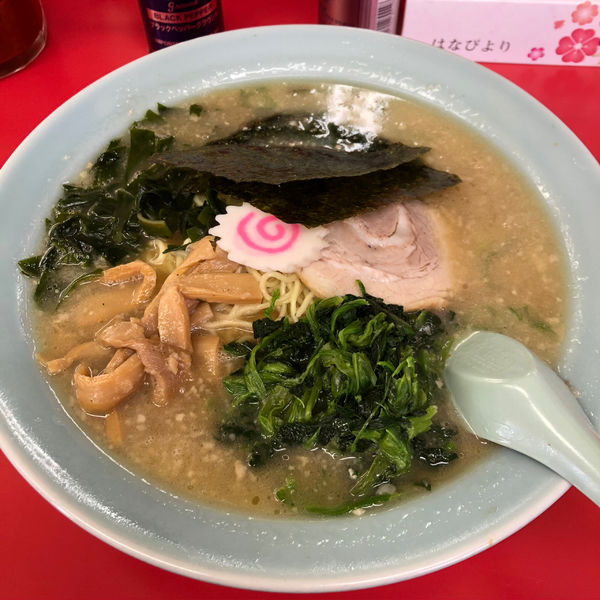 「ラーメン＋ほうれん草」@ラーメンショップ 太田店の写真