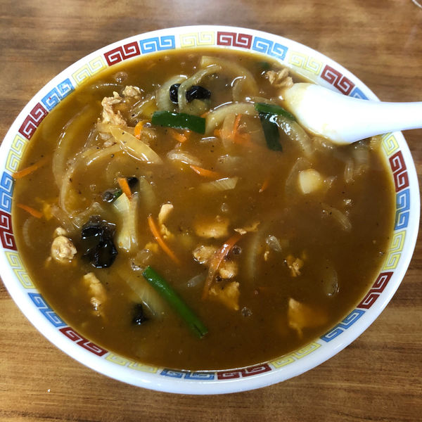 「カレーラーメン」@赤城食堂の写真