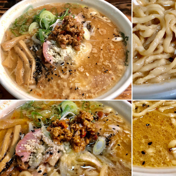 「【限定】ピリ辛味噌ネギらーめん950　大盛り50」@G麺7の写真