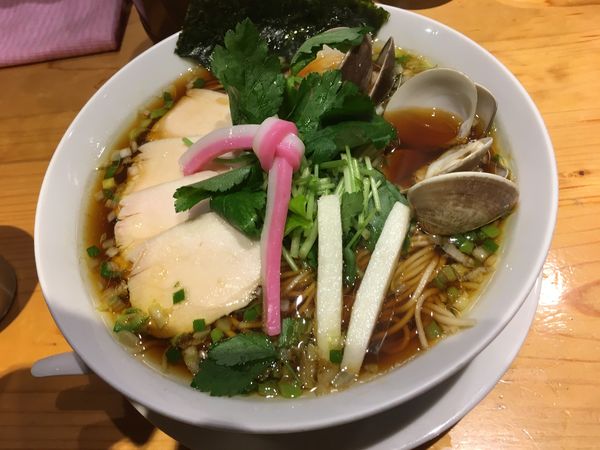 「蛤SOBA」@Ginza Noodles むぎとオリーブの写真