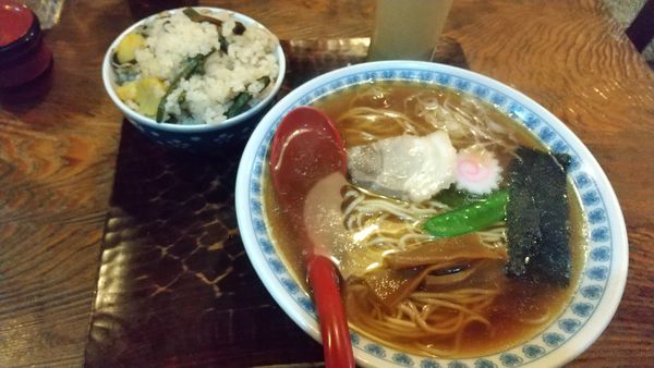 「ラーメン600円」@巴屋の写真