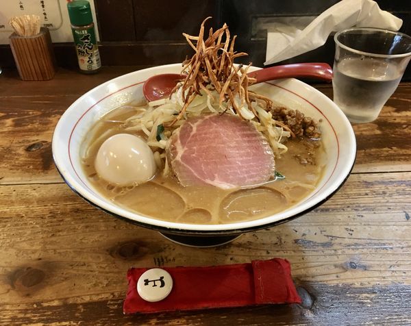 「味玉味噌らーめん」@東京味噌らーめん 鶉の写真