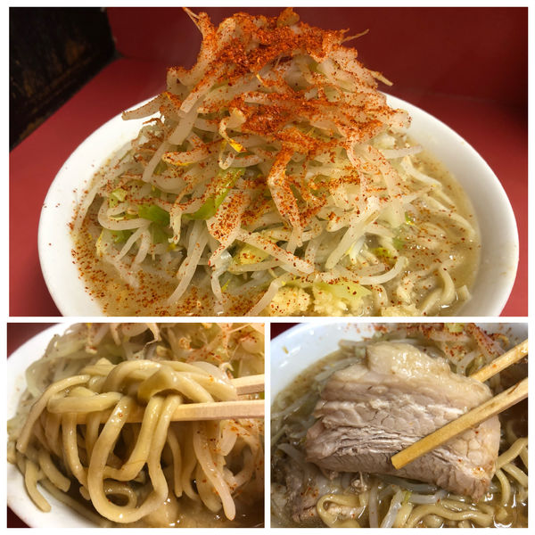 「小ラーメン 豚2枚 780円 ニンニク多め」@ラーメン二郎 ひばりヶ丘駅前店の写真