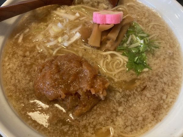 「梅鰹ラーメン（醤油・細麺・こってり）」@秋田ラーメン はまの写真