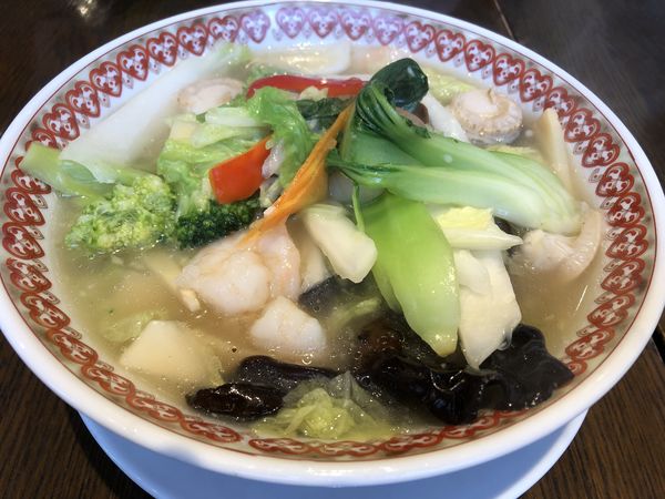 「海鮮五目麺」@紅虎厨房 御殿場プレミアムアウトレット店の写真