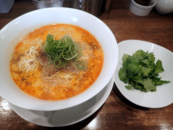 「担担麺＋パクチー」@創作麺工房 鳴龍の写真