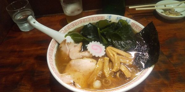 「中華そば（鳴門わかめトッピング）」@中華めん処 道頓堀の写真