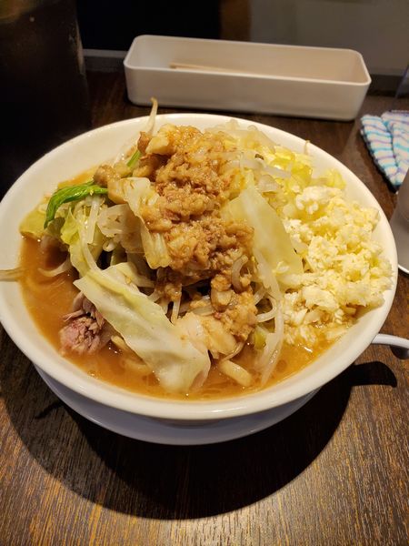 「国産豚ミニラーメン・ミニ（麺半分は却下される）」@豚仙人 藤沢店の写真