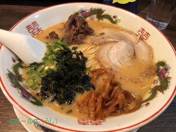 「牛骨らーめん(850円)」@最高峰牛骨ラーメン 麺房 徳山の写真