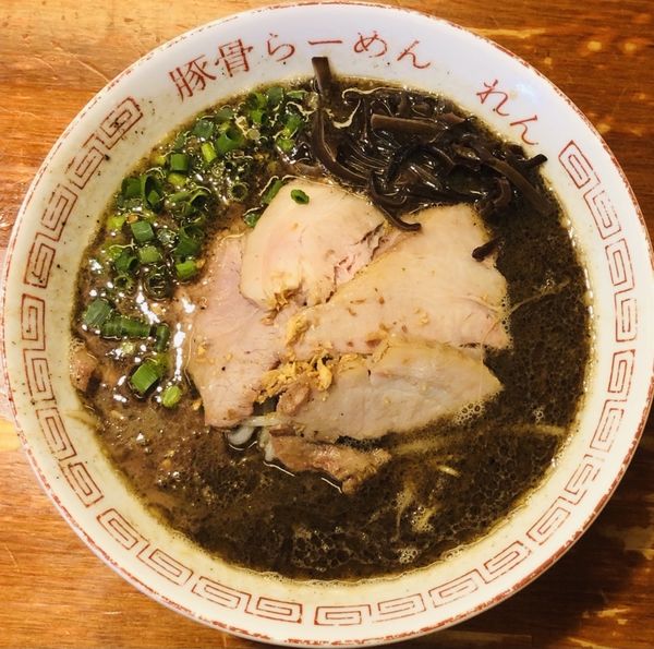 「熊本肉らーめん」@豚骨らーめん れんの写真