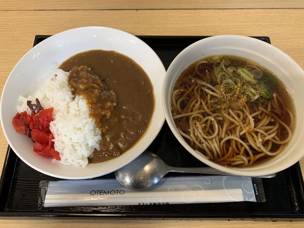 「選べるミニ丼セット 400円」@めん処 一ぷく 北朝霞店の写真