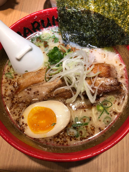 「らーめん＋追加麺」@○麺堂の写真