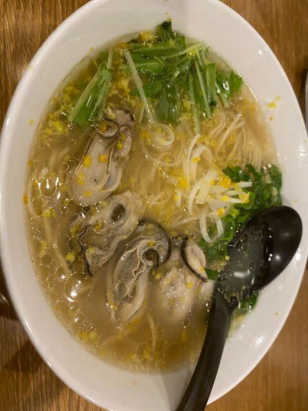 「柚香牡蠣塩ラーメン」@丸忠商店の写真