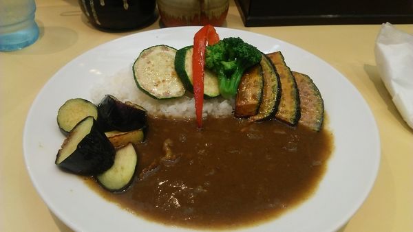 「野菜カレー 700円」@天ぷら 天成の写真