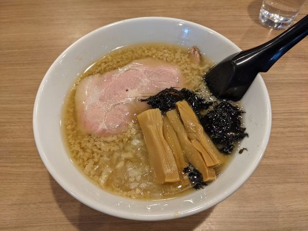 「燕三条らーめん　825円（ラーポン使用）」@ラーメン酒場 天狗の写真