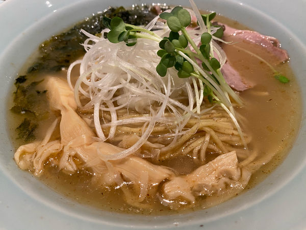「本枯節あさり塩ラーメン¥950」@餃子と〆の店 Nood eの写真