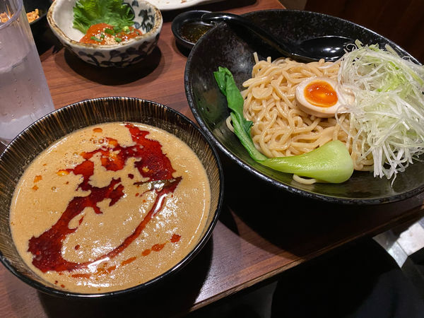 「胡麻味噌坦々つけ麺🍜🥢」@麺匠 竹虎 六本木店の写真