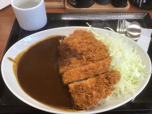 「ロースカツカレー竹869円(感謝祭で550円)」@かつや 柏沼南店の写真