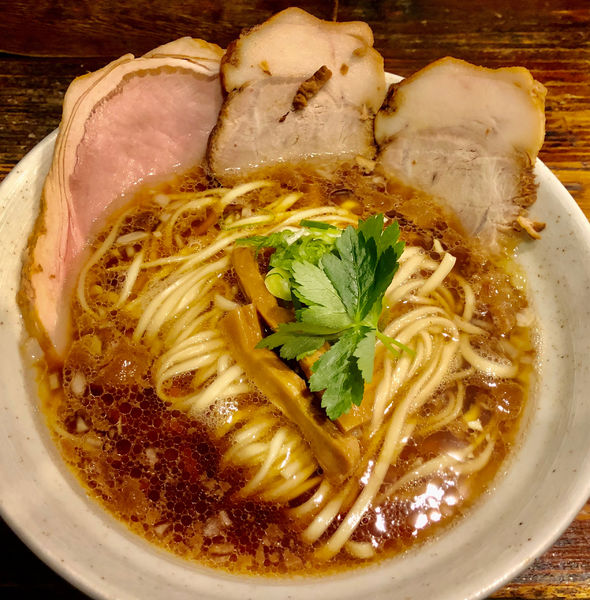 「【限定】　背脂〜麺　燕三条風　950　大盛り50」@啜磨専科の写真