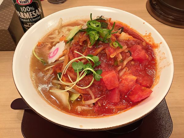 「濃厚トマトタンメン （野菜増し：無料）」@小江戸タンメン 蔵之介 田無駅前店の写真