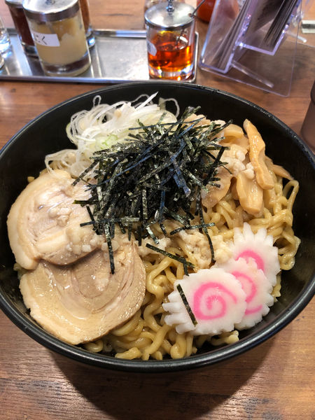 「油そば(大盛り) 760円」@伝説のすた丼屋 川崎店の写真