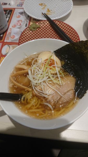 「こだわり醤油(こってり)ラーメン」@魚べい 大森駅山王北口店の写真