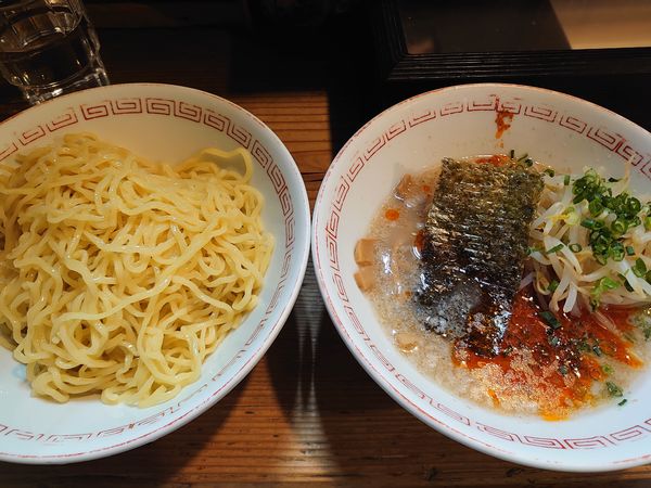 「とんこつ塩からしつけめん(930円)」@まぼろし軒の写真