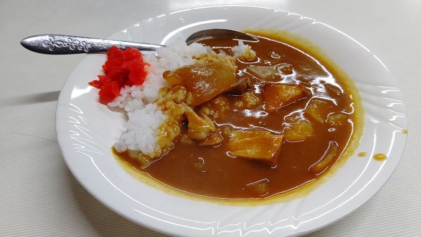 「半カレー３５０円」@ラーメン あづま家の写真