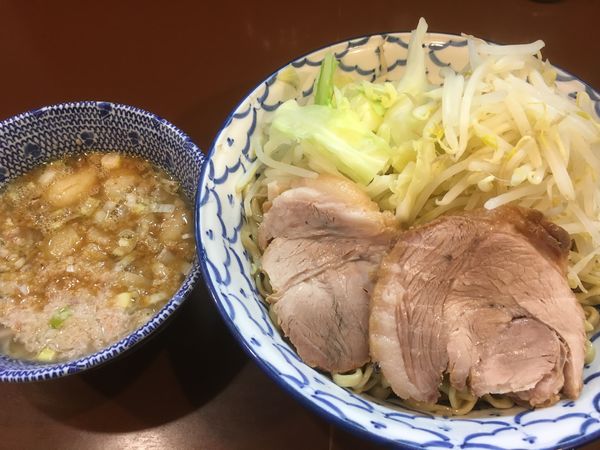 「つけめん大盛（ﾔｻｲｵｵﾒ ｾｱﾌﾞﾗ）」@らーめん陸の写真