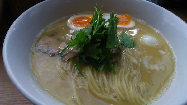 「味玉 鶏白湯そば 並 810円」@はぐれ雲の写真