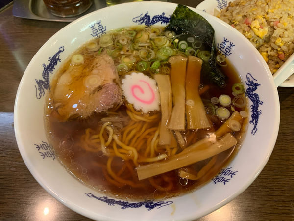 「醤油ラーメンチャーハンセット」@昇龍の写真