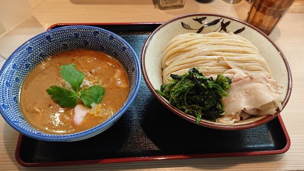 「柚子味噌つけ麺」@らー麺土俵 鶴嶺峰の写真