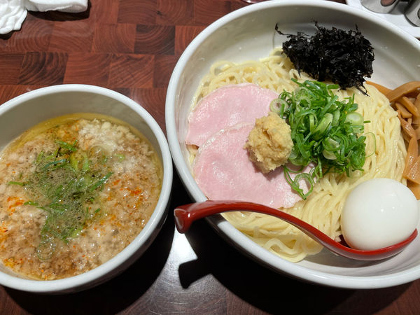 「背脂生姜醤油つけ麺」@生姜醤油専門 我武者羅 代々木店の写真