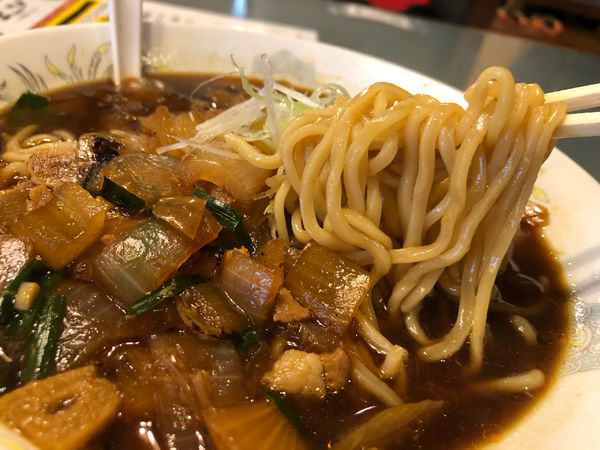 「アリランラーメン　900円」@八平の食堂の写真