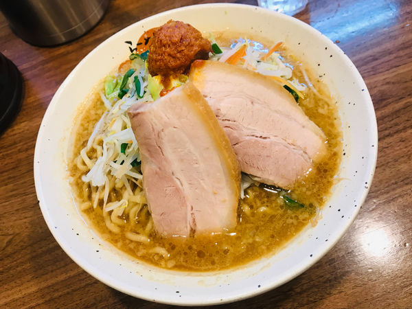 「野菜豚そば」@らーめん かいじ 東仙台店の写真