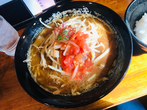 「【限定】チリトマト味噌＋パルメザンチーズ丼」@麺匠 一丞の写真