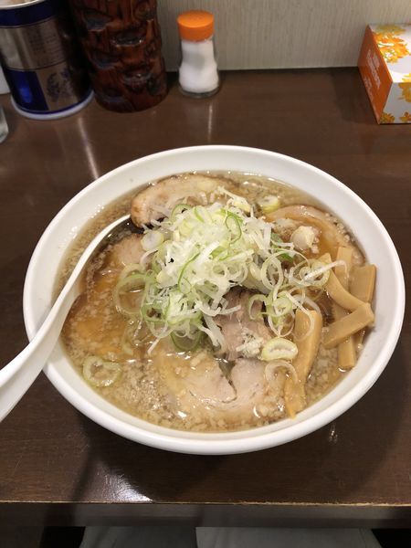 「チャーシューメン（大盛）ライス」@とんとん船の写真