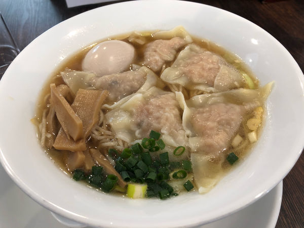 「ワンタンメン大盛味玉980円+150円+120円」@麺匠 きくちの写真