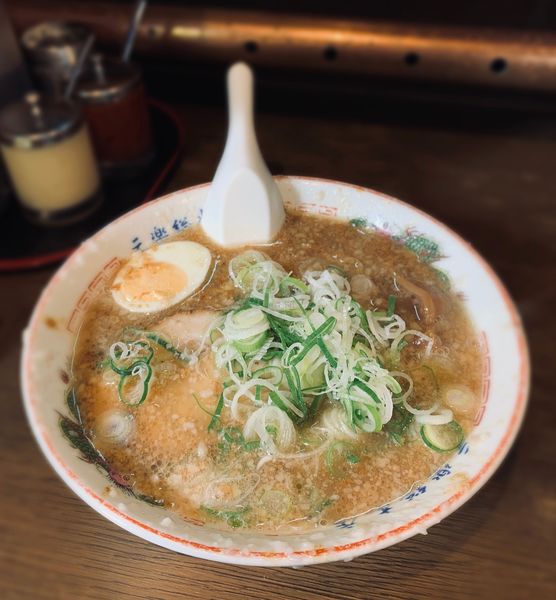 「特製元らーめん（ネギ多め￥690）」@蔵前元楽 総本店の写真