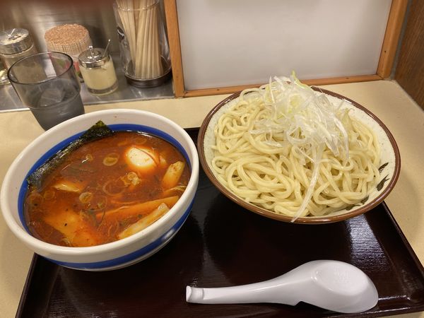 「辛味特製もりそば」@立川大勝軒の写真