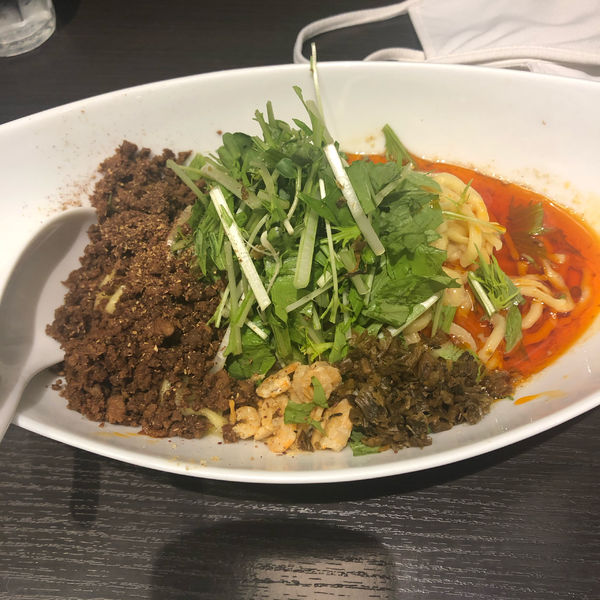 「つゆ無し坦々麺」@四川担担麺 阿吽 キッテグランシェ店の写真