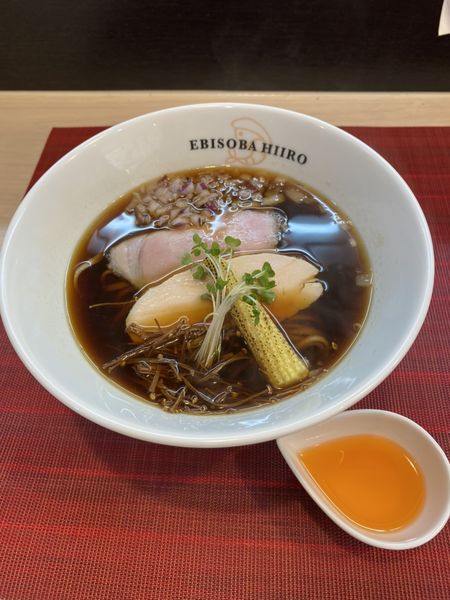 「追いサバ中華えびそば」@えびそば 緋彩の写真