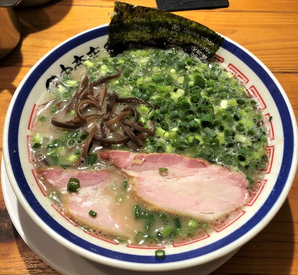 「ねぎらーめん」@博多長浜らーめん 田中商店の写真